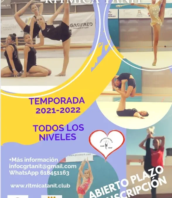 Inscripciones abiertas CGR Tanit 2021-2022